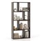 48 Inch 4-Tier Geometric Bookshelf with 8 Cubes for Living Room Bedroom